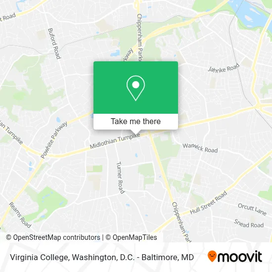 Virginia College map