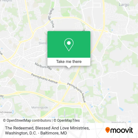 The Redeemed, Blessed And Love Ministries map