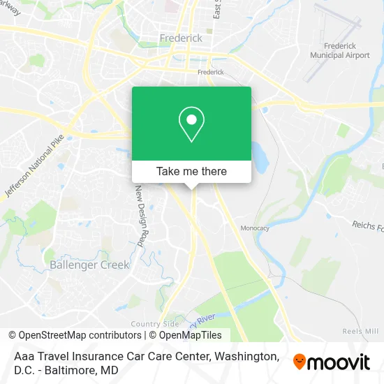 Aaa Travel Insurance Car Care Center map