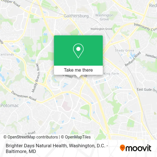 Brighter Days Natural Health map