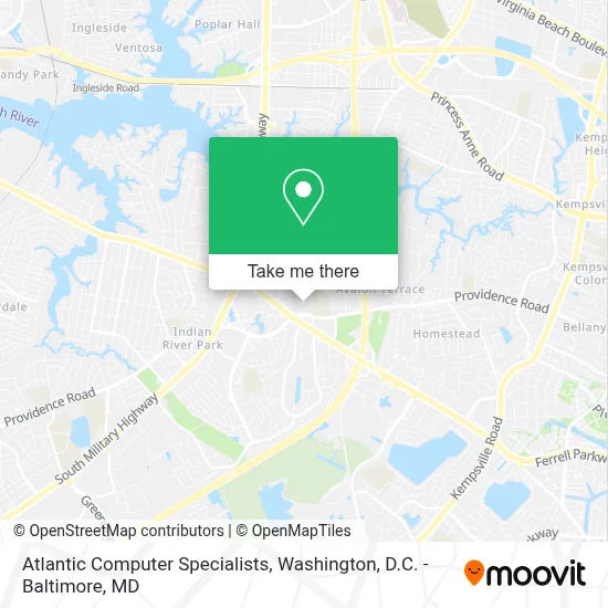 Atlantic Computer Specialists map