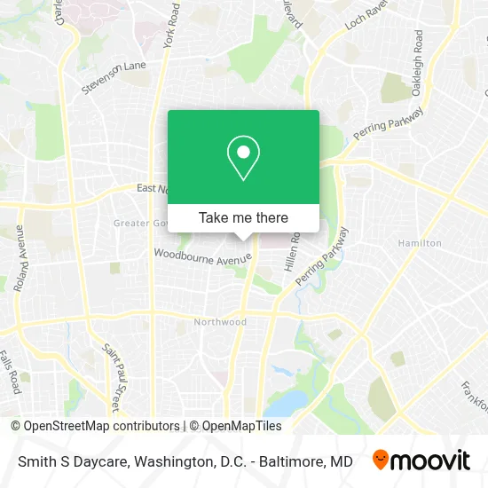 Smith S Daycare map