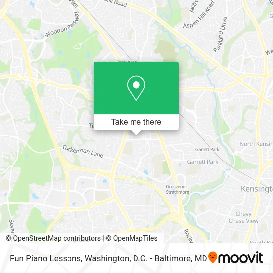 Fun Piano Lessons map