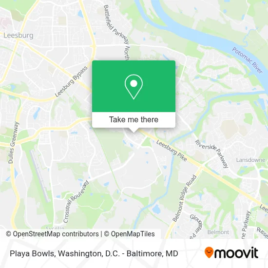 Playa Bowls map