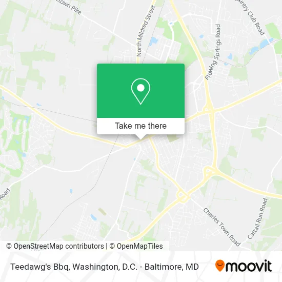 Teedawg's Bbq map