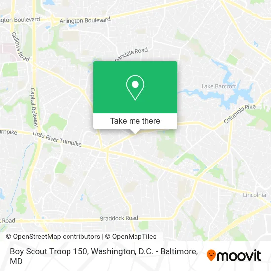Boy Scout Troop 150 map