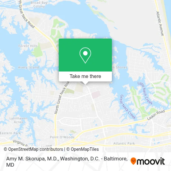 Amy M. Skorupa, M.D. map