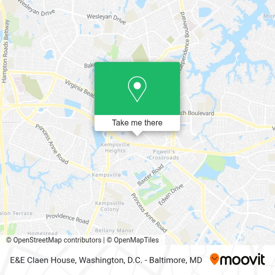 E&E Claen House map