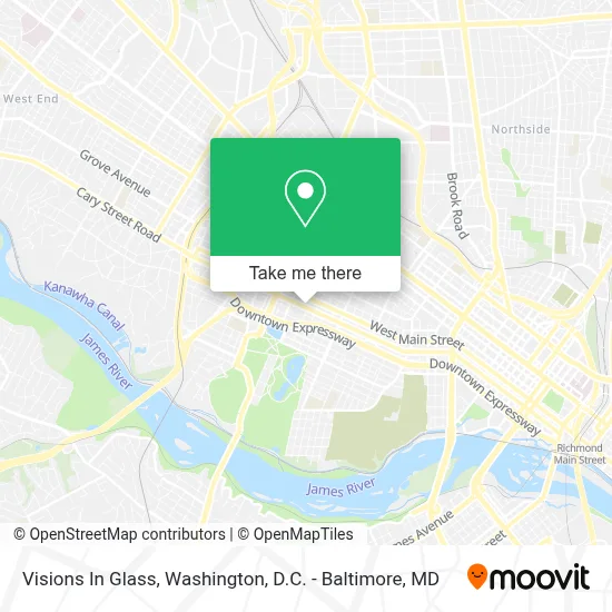 Visions In Glass map