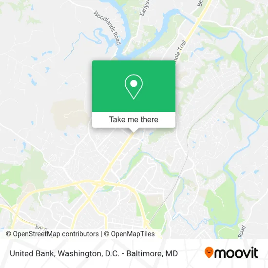 United Bank map