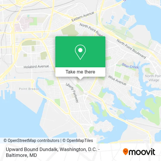 Upward Bound Dundalk map