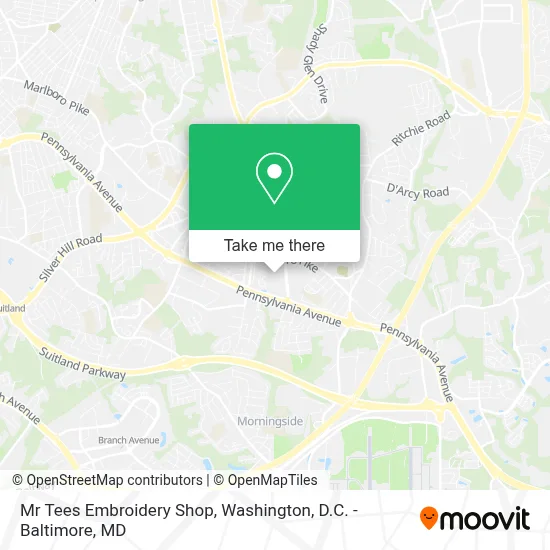 Mr Tees Embroidery Shop map