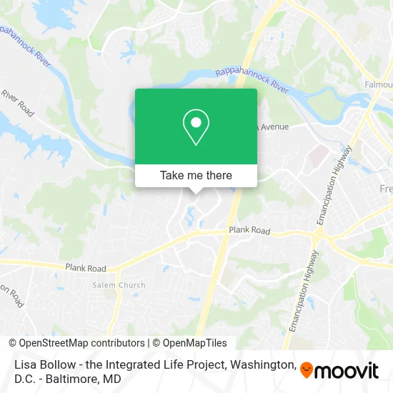 Lisa Bollow - the Integrated Life Project map