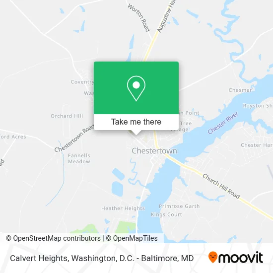 Calvert Heights map