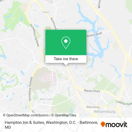 Hampton Inn & Suites map