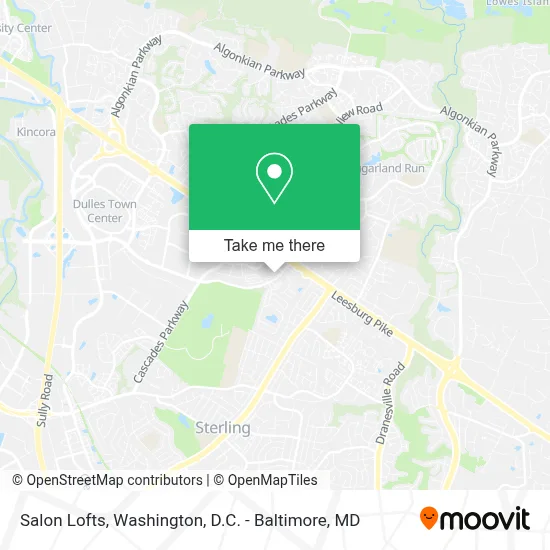 Salon Lofts map