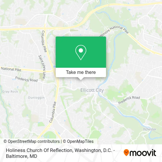 Holiness Church Of Reflection map