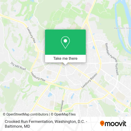 Crooked Run Fermentation map
