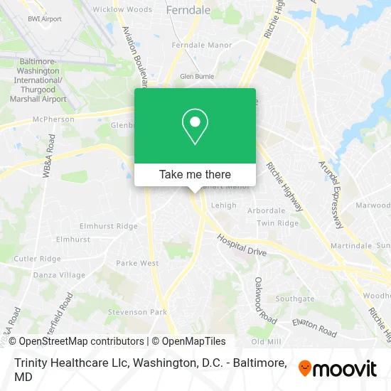 Trinity Healthcare Llc map