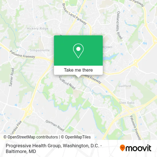 Progressive Health Group map