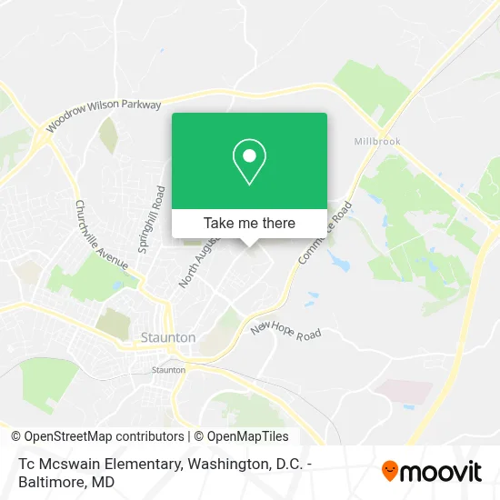 Tc Mcswain Elementary map