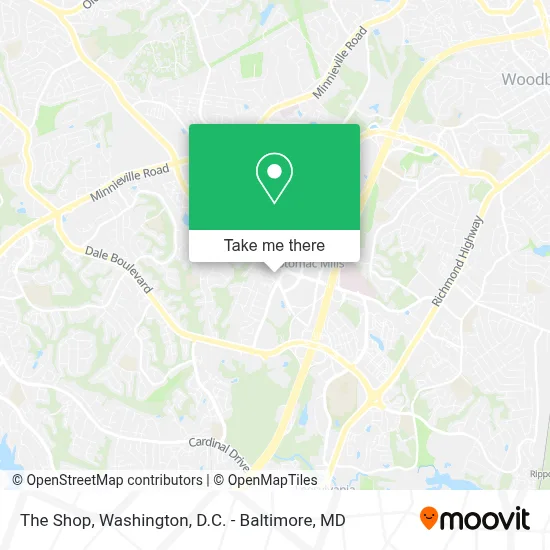 The Shop map