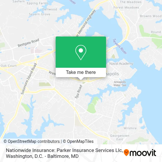 Nationwide Insurance: Parker Insurance Services Llc map