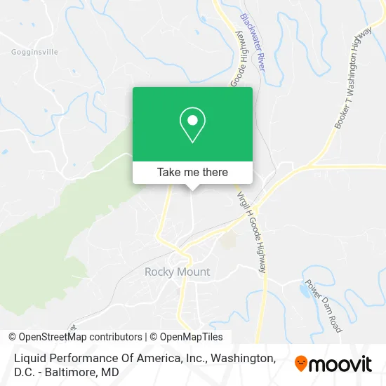 Liquid Performance Of America, Inc. map