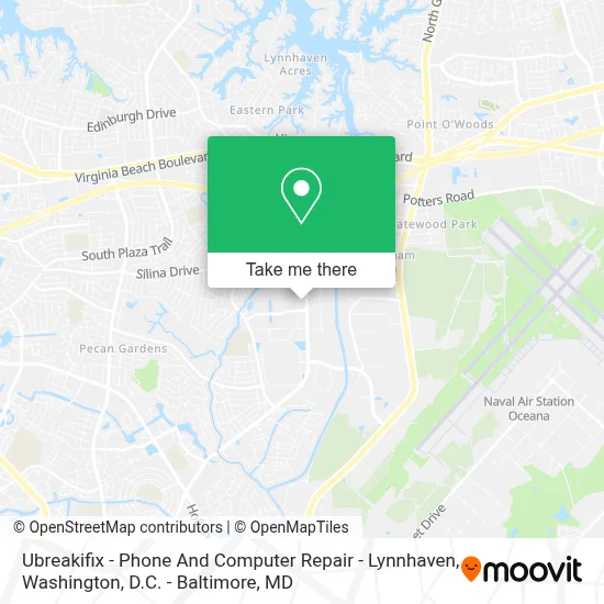 Ubreakifix - Phone And Computer Repair - Lynnhaven map