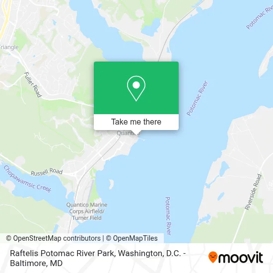 Raftelis Potomac River Park map