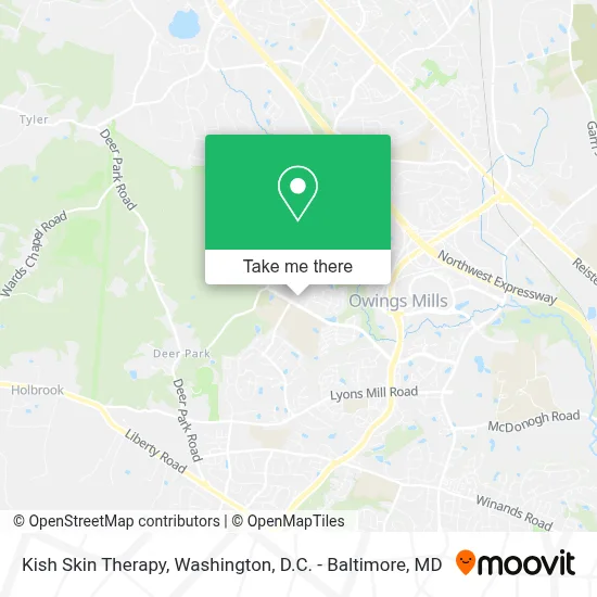 Kish Skin Therapy map