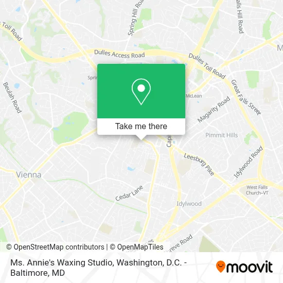 Ms. Annie's Waxing Studio map