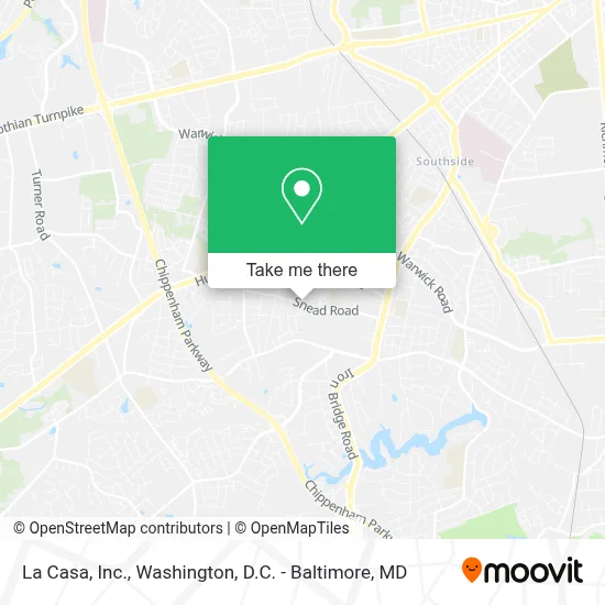 La Casa, Inc. map