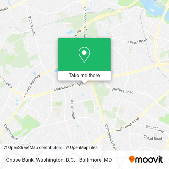 Chase Bank map