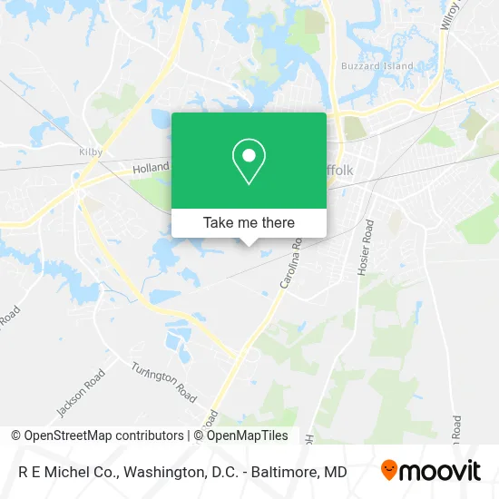R E Michel Co. map