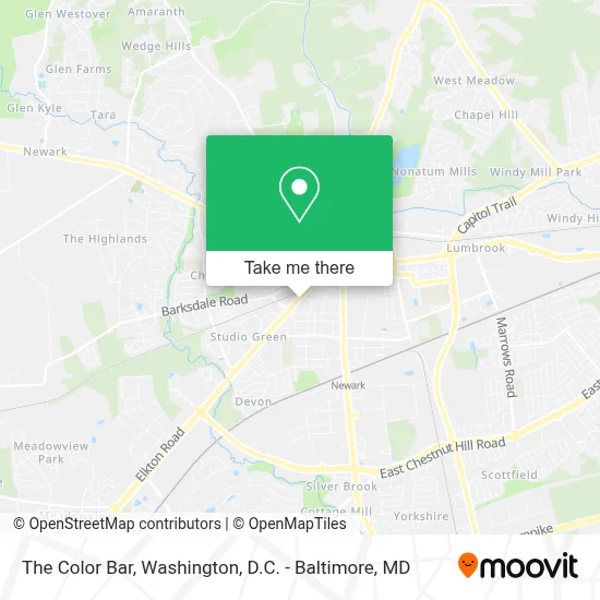 The Color Bar map