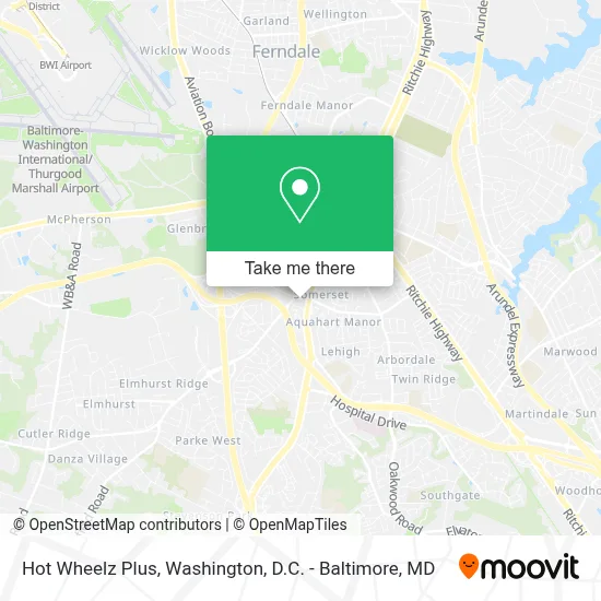 Hot Wheelz Plus map