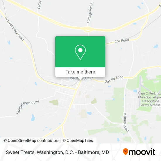 Sweet Treats map