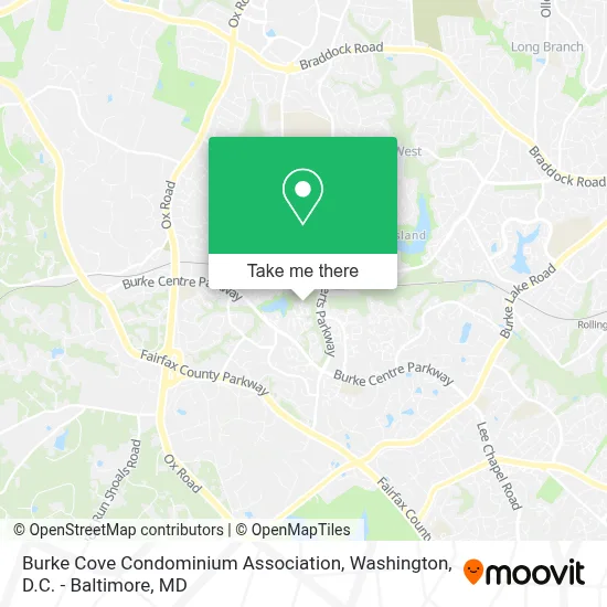 Burke Cove Condominium Association map