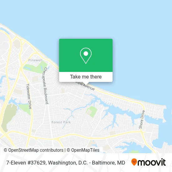 7-Eleven #37629 map