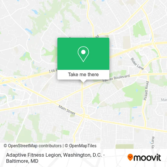 Adaptive Fitness Legion map