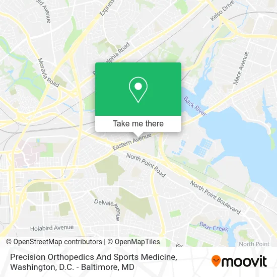 Precision Orthopedics And Sports Medicine map