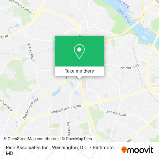 Rice Associates Inc. map