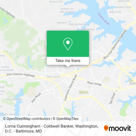 Lorna Cunningham - Coldwell Banker map