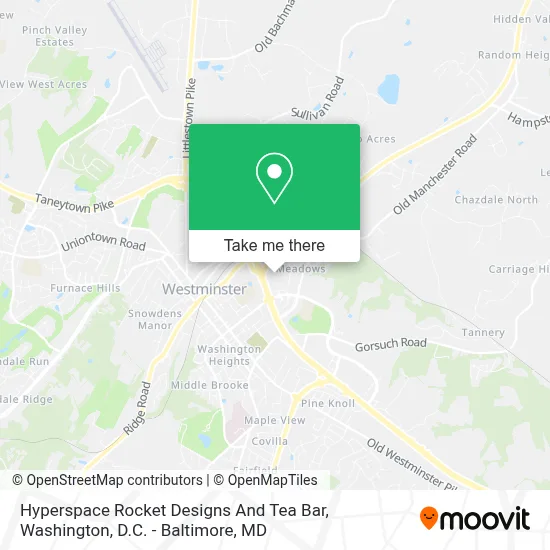 Hyperspace Rocket Designs And Tea Bar map