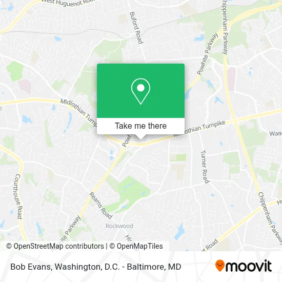Bob Evans map