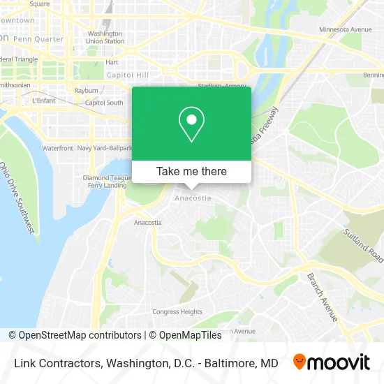 Link Contractors map