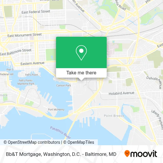 Bb&T Mortgage map