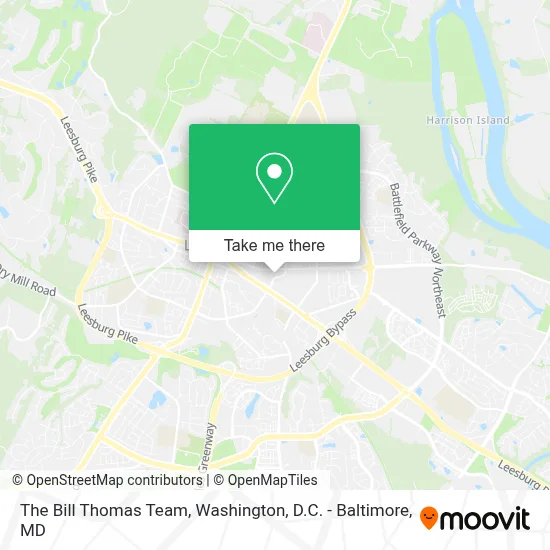 The Bill Thomas Team map