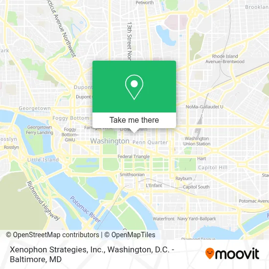 Xenophon Strategies, Inc. map